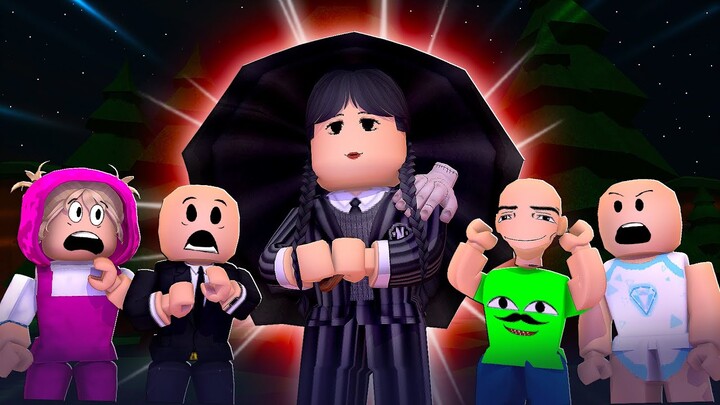 BOBBY PLAYS ROBLOX WEDNESDAY STORY W/ JJ, BOSS BABY, AND MASHA