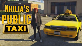 Nhilia's PUBLIC TAXI (GIVING AWAY MONEY) | GrandRP