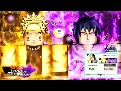 NEW 6 STAR NARUTO & SASUKE ORB MAKES SUSANOO KURAMA BEST UNIT 8M DMG! ALL  STAR TOWER DEFENSE FANMADE - BiliBili