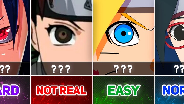 Guess Naruto+Boruto Characters by Their Eyes!