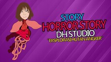 Eksplorasi hutan angker | Animasi Lokal, Kartun Horor, Anime