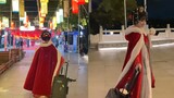 Người phụ nữ trong Hanfu mặc "bước bất tử" sau khi tan sở Cư dân mạng: Những bước hoa sen di chuyển 