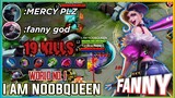 I AM NOOBQUEEN INSANE FANNY SKILL MANOEUVRE | TOP GLOBAL FANNY I AM NOOBQUEEN