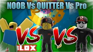 Noob VS Quitter VS Pro in ToH! (Warning for headphone users: some sound are Very Loud)