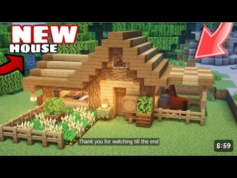 Minecraft: How To Make Easy House In Minecraft Survival | House Tutorial Minecraft