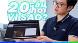 Laptop 10 Triệu Vừa Màn Đẹp Vừa Chơi GTA V? MacBook M1 thi render với FLOW X13? | 20 câu hỏi vì sao