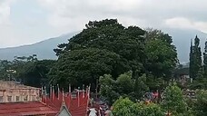 Suasana Bukittinggi yang cukup ramai