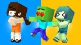 Monster School: Squid Game Doll Love Curse - Sad Story | Minecraft Animation