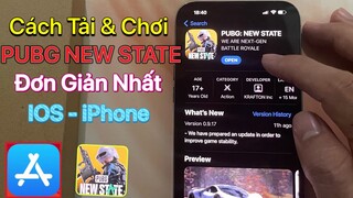 Cách tải PUBG NEW STATE iOS - iPhone . Cách Tải Và Chơi PUBG Mobile NEW STATE