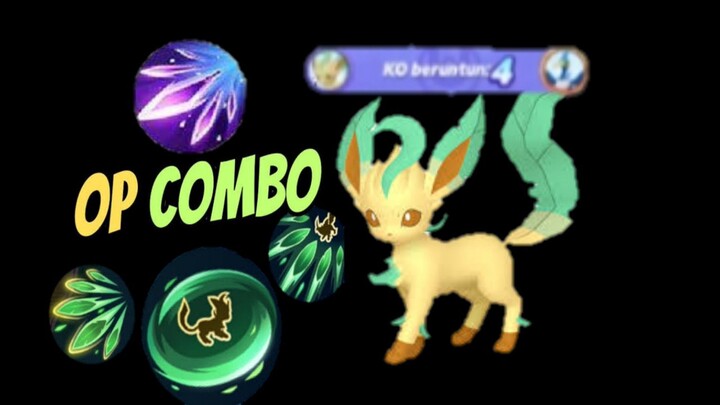 leafeon X gusion (Skill ulti MLBB) || Leafeon MVP OP combo skill