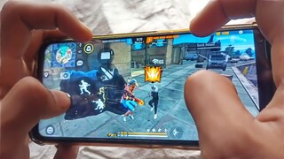 REALME NARZO 20 PRO FREE FIRE GAMEPLAY TEST 4 FINGER CLAW HANDCAM M1887 ONETAP HEADSHOT 90HZ DISPLAY