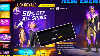 Free Fire ฉลองครบรอบ 5 ปี Royale ใหม่ ลด 50% ทุกกิจกรรม Free Fire Free Fire Royale