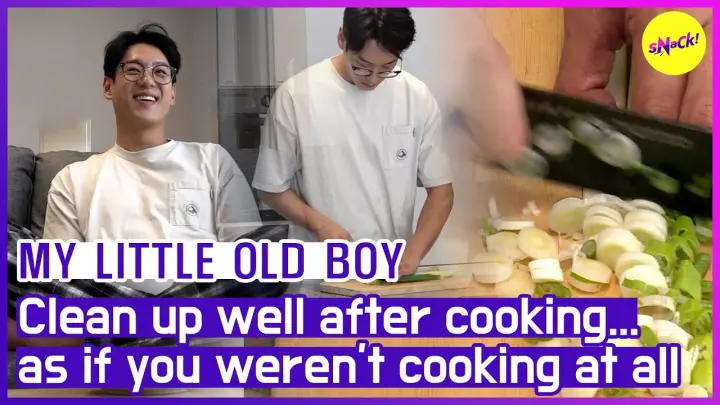 [HOT CLIPS] [MY LITTLE OLD BOY] He looks like a different personwhen he's cooking😲😲 (ENG SUB)