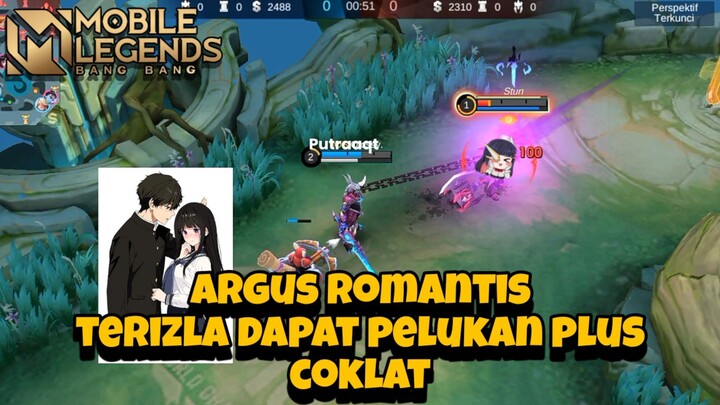 Terizla pasti senang dapat coklat + pelukan dari Argus ✨🥰 | MLBB highlight