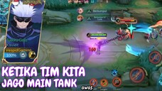 ketika tank di tim kita peka dengan keadaan - mobile legends bang bang