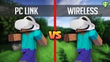 Minecraft VR Oculus Quest 2 - Link vs Wireless