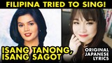 Filipina sings Japanese original of Isang Tanong, Isang Sagot by Donna Cruz cover by Vocapanda