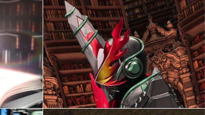 Efek suara alat peraga dalam dua dan tiga volume pertama Kamen Rider Blade bersifat bilingual dalam 