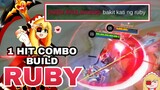 ONE HIT COMBO BUILD RUBY 2022 | EMD BUILD | RUBY MONTAGE | ikanji | MOBILE LEGENDS