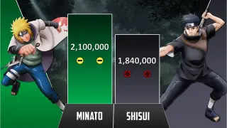 Minato vs Shisui POWER LEVELS 🔥 ( Naruto Shippuden Power Levels )