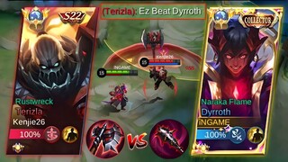 DYRRROTH VS TERIZLA WHO IS THE STRONGEST FIGHTER? (EXPLAINED TIPS TUTORIAL) MLBB