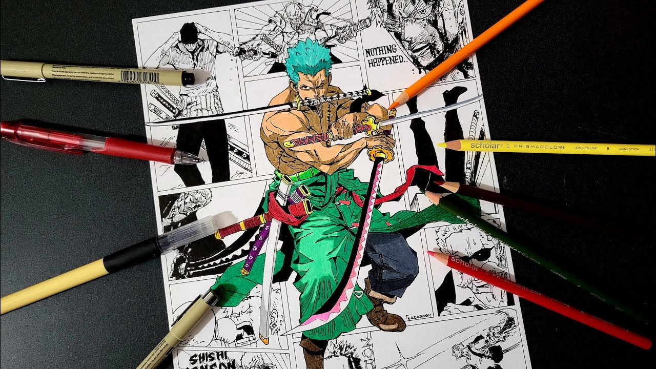 One Piece Roronoa Zoro Figurine Compilation #6  Manga anime one piece, One  piece drawing, Anime character drawing