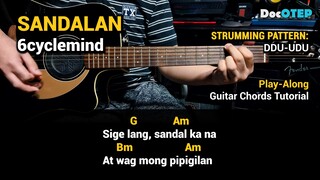 Sandalan - 6CycleMind (2005) Easy Guitar Chords Tutorial with Lyrics Part 1 SHORTS REELS