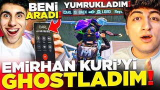 EMİRHAN KURİ BANA SALLADI! GHOSTLAYIP YUMRUKLADIM! (SİNİRDEN BENİ ARADI 😡) PUBG Mobile