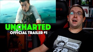 REACTION! Uncharted Trailer #1 - Tom Holland Movie 2022