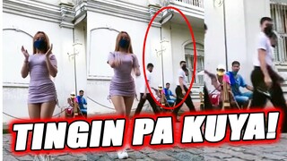 TIKTOK PA ATE ! GRABE TUMINGIN SI KUYA SA GILID | Funny Videos Compilation