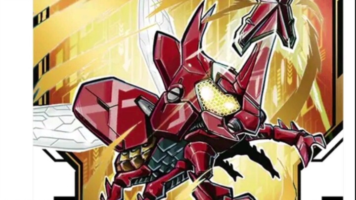 Kartu transformasi Kamen Rider gotcha/gotcha gambaran besar pertama yang jelas