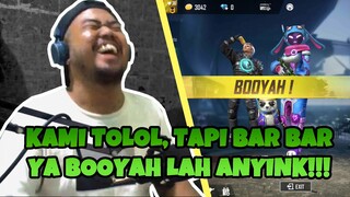 DUO TOLOL BOOYAH PAKE PISAU - FREE FIRE INDONESIA