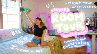 UPDATED ROOM TOUR *pinterest/tiktok inspired* (before I move!)