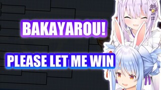 Funny Moment when Okayu says "Bakayarou" to Pekora 【Hololive English Sub】