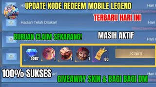 BONGKAR❗2 KODE REDEEM ML TERBARU KODE REDEEM MOBILE LEGENDS HARI INI UPDATE JUNI 2024