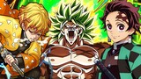 BROLY DBS VS TANJIRO AND ZENITZU (Anime War) FULL FIGHT HD