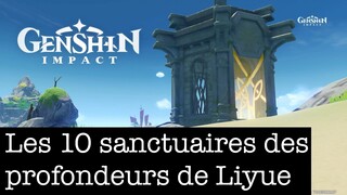 Genshin Impact : Les 10 sanctuaires des profondeurs de Liyue