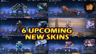 6 UPCOMING NEW SKINS - Mobile Legends: Bang Bang!