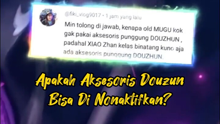 Aksesoris Douzun Bisa di Nonaktifkan?