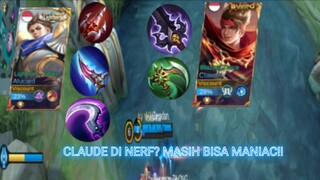 ALUCARD & CLAUDE ALUCARD  KEMBALI PUSH RANK SOLO!! CLAUDE DI NERF? MASIH BISA MANIAC!! :#bestofbest