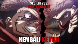 Spoiler Chapter 265 Jujutsu Kaisen - Yuji Berhasil Membuat Sukuna Kembali Ke Tubuhnya Secara Paksa?