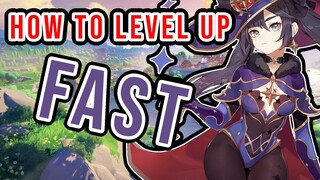 How To Level Adventurers Rank FAST - Genshin Impact