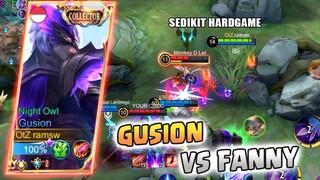 GUSION VS FANNY, SEDIKIT HARDGAME LAWAN FANNY | GUSION GAMEPLAY | MLBB