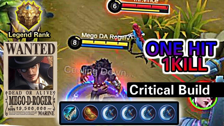 One Hit Roger Critical Build sa malambot na Kalaban - Mobile Legends