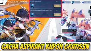 SKIN ASPIRANT APAKAH BISA DAPET DENGAN KUPON GRATISAN🔥🔥, MARI KITA COBA