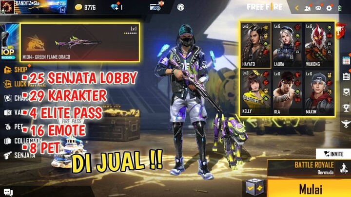 JUAL AKUN POLOSAN HARGA 100RB - ADA SKIN SG EVO