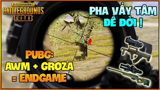 PUBG Lite | Groza + AWM = EndGame | Hậu Quả Của Việc Lạm Dụng Sấy Scope 6