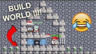 MEMBANGUN WORLD DENGAN BATU (LOL) | *Growtopia indonesia*