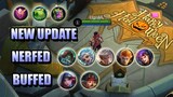 NEW UPDATE - NERFED VALIR, CHOU AND HARITH - BETTER MAGIC DEFENSE ITEMS