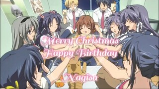 Happy birthday and Merry Christmas，古河渚！